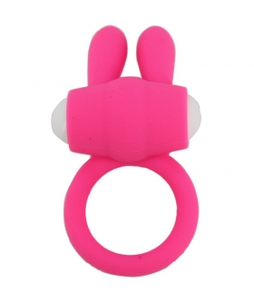  MR BUNNY ANILLO VIBRADOR SILICONA PINK