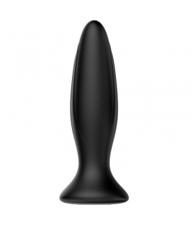 MR PLAY VIBRATION Plug anale vibrante, in silicone, ricaricabile tramite usb, impermeabile.