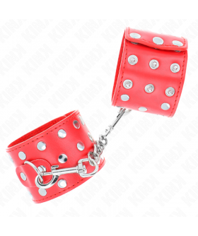 AJUSTABLE ROJO 19-2 Muñequette BDSM eleganti, sicure e comode