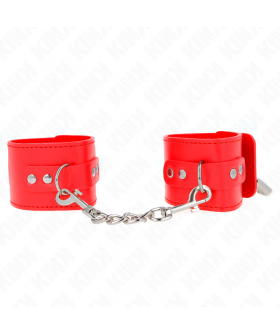 CIERRE CANDADO ROJO AJUSTABLE Pulseiras bdsm de alta qualidade, estilo e funcionalidade