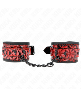 MUÑEQUERAS CON PATRÓN DE DIAMA Pulseiras bdsm da kink: estilo, conforto e controle.