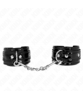 MUÑEQUERAS DE NEOPRENO BRILLAN Pulseiras bdsm elegantes e confortáveis, seguras, ajustáveis.