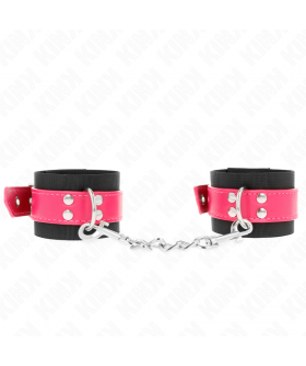 CORREA POLIPIEL FUSCIA AJUSTAB Bracelets bdsm stylisés, confortables et sécurisés pour tous.