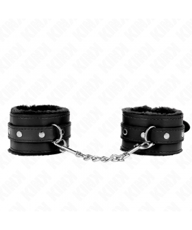 MUÑEQUERAS FORRADAS PREMIUM NE Bendaggio bdsm elegante, funzionale e regolabile di kink