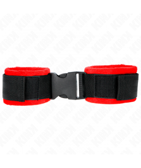 MUÑEQUERAS NYLON NEGRO MODELO  Muñequeras BDSM de KINK: estilo, comodidad y control