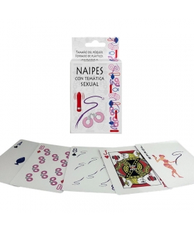 NAIPES EROTICO Jeu de cartes érotique pour adultes avec des thèmes épicés.