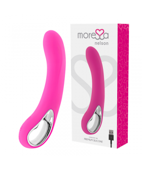 NELSON Vibrador elegante con 12 modos, silicona médica, USB