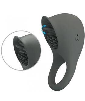 NIMBUS Bague vibrante avec stimulateur lingual pour le clitoris