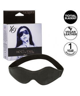 NOCTURNAL ANTIFAZ CUERO NEGRO Masque pour les yeux offrant une obscurité totale et un confort optimal