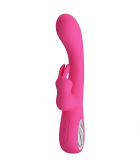 NOVAK Vibrador recargable, 12 modos, silicona suave, doble placer