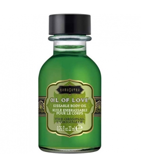 OIL OF LOVE  Aceite sensual besable con efecto calor y aplicador incluido