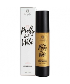 PRETTY BUT GLOW BODY Olio corpo brillante olio corpo glow bello ma selvaggio gioco segreto 50ml