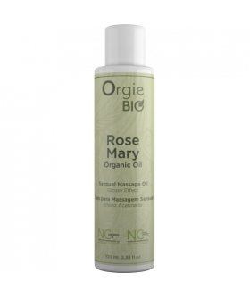 ORGIE BIO ROSE MARY Óleo de massagem orgânico, energizante e com aroma a alecrim