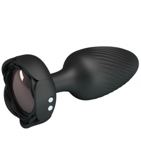 OSBORN Plug anal de tamaño medio con luz led en la base y vibración