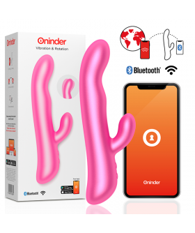 ONINDER RABBIT &AM Vibratore coniglio oninder con rotazione, giocattolo sessuale