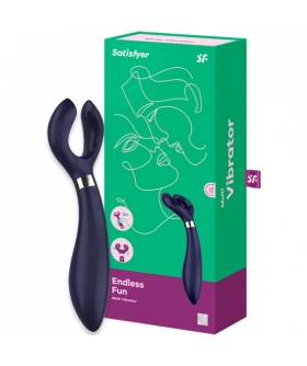 SATISFYER ENDLESS FUN Vibrador versátil com 100 combinações vibratórias.