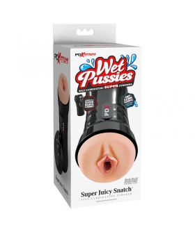 WET PUSSIES SUPER STROKER Masturbador auto-lubrificante, basta adicionar água e aproveitar!