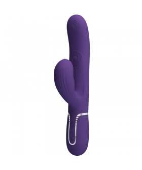 PERLITA Vibratore con 7 modalità, silicone morbido, ricarica USB magnetica