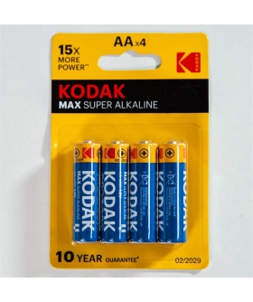 SÚPER MAX PILAS 15 Pilas AA alcalinas de 1.5V, versátiles y de larga duración
