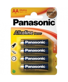 PILAS ALKALINAS PANASONIC X4 Batteria alcalina bronzo aa lr6 blister*4