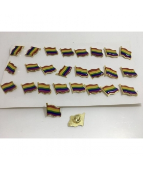 BANDERA ORGULLO LGTB Pino bandeira orgulho LGBT, acessório icónico