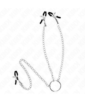 SILK GRIP Pinças BDSM para estimulação do clitóris e dos mamilos