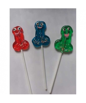 CHUCHES CON FORMA DE PENE Fischio di zucchero tostato artigianale