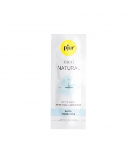 LUBRIFICANTE MED NATURAL Monodose à base de água para peles sensíveis