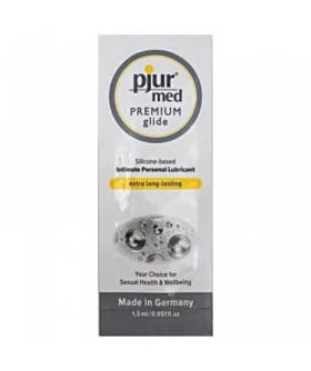 PJUR MED LUBRICANTE SILICONA 1 Lubrificante monodosis durevole e delicato per pelle sensibile.