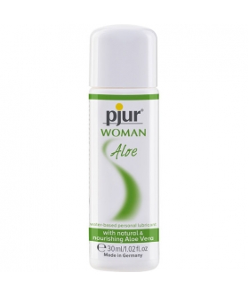 PJUR WOMAN ALOE Lubrifiant à base d'eau avec de l'aloe vera naturel