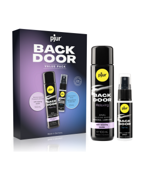 BACK DOOR SET Conjunto para relaxamento e lubrificação anal ótima.