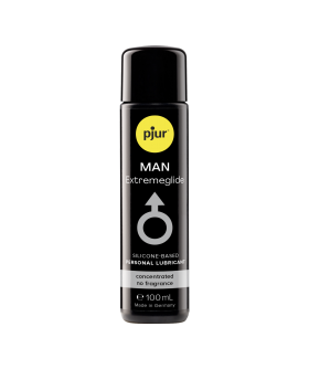 PJUR MAN PREMIUM EXTREMEGLIDE Lubricante de silicona, larga duración, resistente al agua