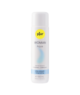 PJUR WOMAN AQUA LUBRICANT Lubricante íntimo acuoso, pH neutro, suave, sin residuos