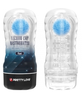 PLANET FUNDA MASTURBADORA AZUL Copa masturbadora masculina con rodillos para mayor placer