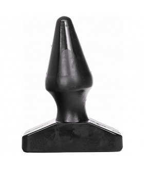 ALL BLACK CONE Buttplug cónico preto para prazer anal máximo