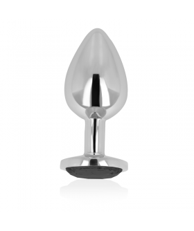 PLUG ANAL HEAVY ANAL Plug anal de aluminio pesado, elegante y seguro, con cristal