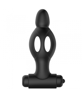 PLUG ANAL DE SILICONA CON VIBR Plug anal vibrador para estimulação anal avançada.