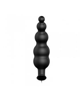 BOLITAS PLUG CURVAS Plug vibrador P masculino, 12 vibraciones, silicona segura