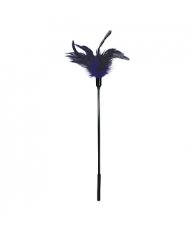 PLUMA Varita elegante con plumas para momentos eróticos sensuales