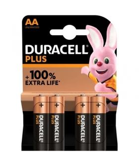 DURACELL AA 4 Plus power 100 pila alcalina aa lr6 blister*4