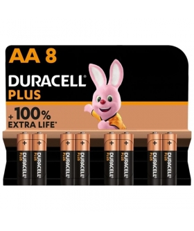 DURACELL AA 8 Plus power 100 pila alcalina aa lr6 blister*8