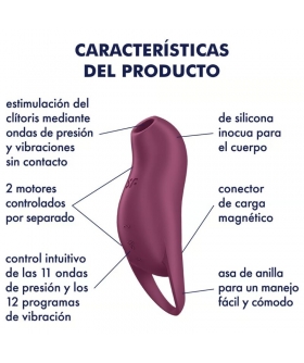 POCKET PRO 1 Succionador con 11 ondas, 12 vibraciones, compacto e impermeable