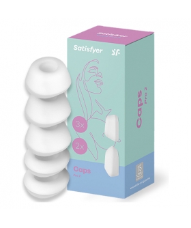 KIT FUNDAS SATISFYER PRO 2 Cabezales intercambiables para el succionador