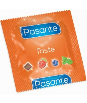 ECO PACK Condones de sabores, colores variados, látex natural, lisos