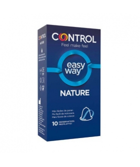 PRESERVATIVO NATURE EASY WAY Controle de preservativos new nature easy way - 10 unidades