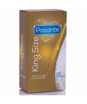KING Preservativo più largo e lungo per una migliore vestibilità.