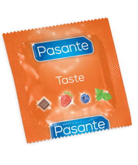 DIVERSIÓN AROMÁTICA  Condones pasante taste aromatizados y coloreados