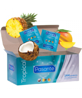 SABORES TROPICAL Ce sont des préservatifs avec plusieurs saveurs exotiques.