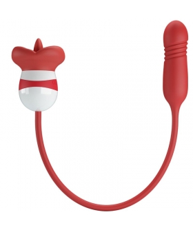 PRETTY LOVE - ASHLYNN MASTURBA Vibromasseur rechargeable avec fonction de léchage