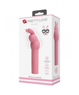 PRETTY LOVE PULSATING Vibrador de silicona con 10 modos, suave, resistente al agua